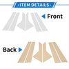 KIA K5 6 Pcs Chrome Silver Door Pillar Trim (2021-2023)