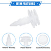 Buick White 30 x Door Trim Panel Retainer Clips
