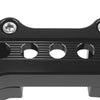 Harley Dyna, Softail, Sportster 1pc Black Handle Bar Riser Clamp (2006-2023)