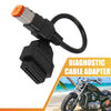 4Pin to OBD2 Diagnostic Scanner Adapter Cable Harley Davidson 16Pin to 4Pin