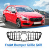 Mercedes-Benz A-Class Chrome Silver Front Upper Bumper Grille (2013-2020)