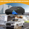Toyota Camry Car Cover Waterproof with Door Zipper Oxford Cloth