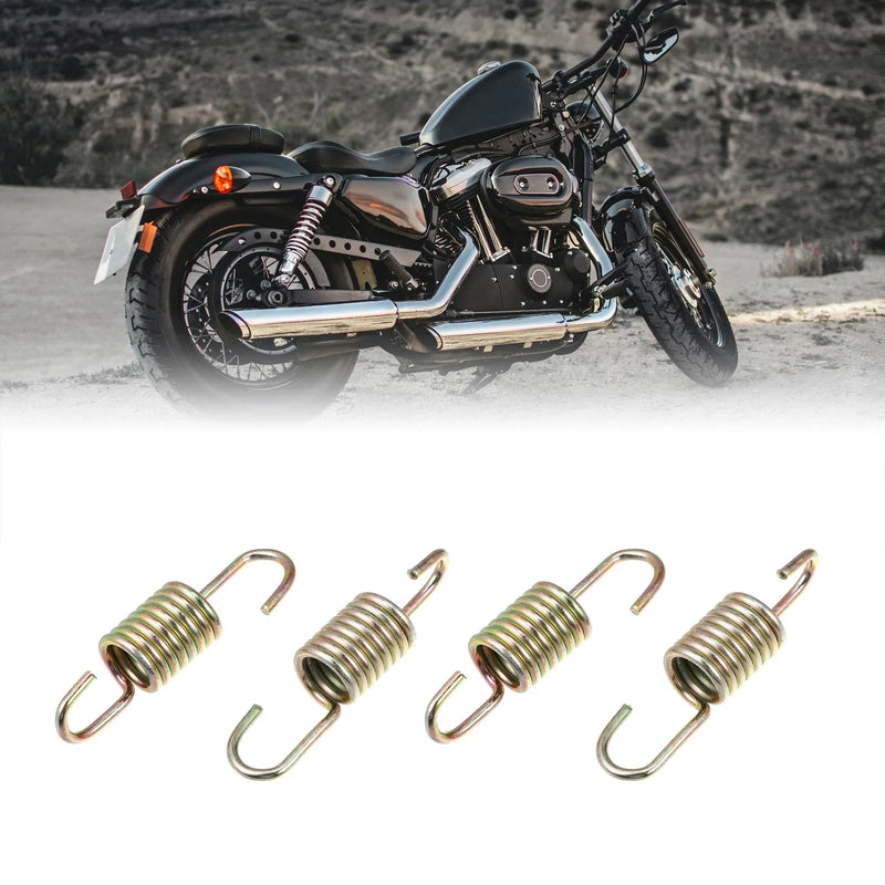 Suzuki 4 x 6cm Gold Tone Motorcycle Brake Pedal Return Springs