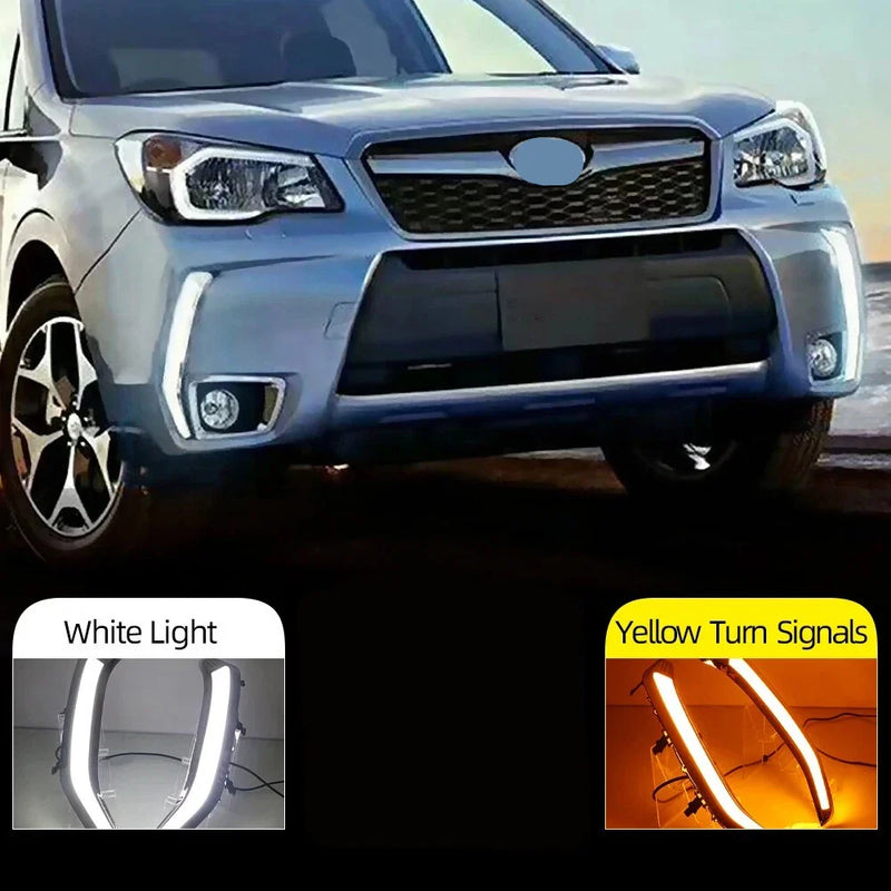 2013-2018 Subaru Forester DRL Turn Signal Fog Light Lamps (2013-2018)