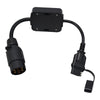 Trailer Light Converter 7Pin Connector to 4Way Flat