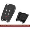 Chevy Camaro 5 Button Uncut Key Fob Remote Shell (2010 - 2013)