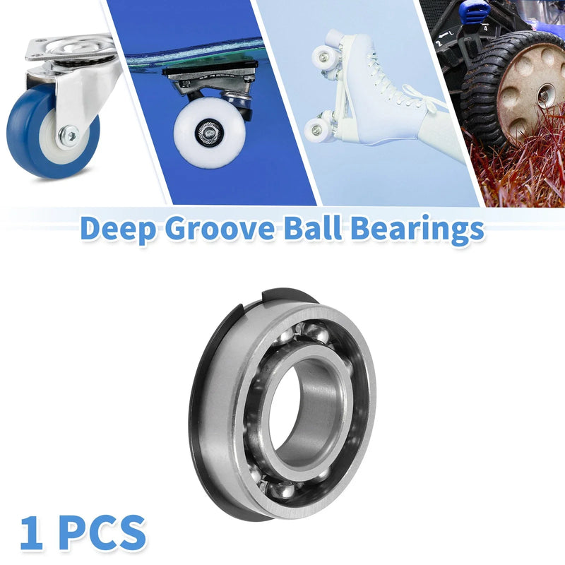Machinery Deep Groove Ball Bearings 25x52x15mm 1 Pc