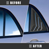 Nissan Sentra Rear Side Window Louvers Vent Covers (2013-2019)