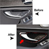 Benz C GLC W205 X253 4x Fire Red Interior Handle Cover Trim (2015-2021)