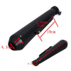 GSXR 750, YZF R6 2 x Black Cafe Reverse Cone Megaphone Exhaust Pipes