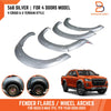 Isuzu D-Max Ute Silver Fender Flares (2020-2023)