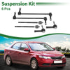 Ford Explorer 6pcs Front Suspension Tie Rod Ends (2002-2010)