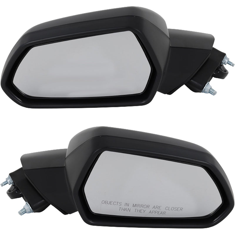 Set of 2 Mirrors Driver & Passenger Side for Chevy Coupe