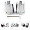 Harley Dyna, Fatboy, Electra, Street Glide, Road King CNC Front Axle Nut Covers