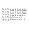 Harley Touring Road King Street Glide 75X Chrome Engine Bolt Caps (07-16)