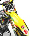 Suzuki JR 50 FIRE STYLE Decals Stickers Custom Graphic Kit