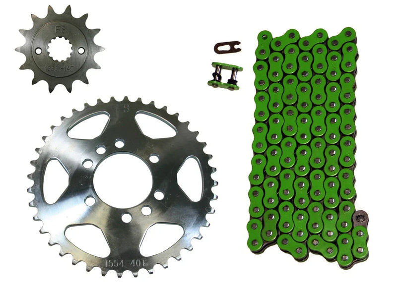 Arctic Cat DVX400 Green 520x98 O-Ring Drive Chain (2004–2008)
