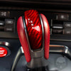 Nissan GTR R35 (2017-2022) Red 1x Gear Shift Knob Cover Trim