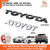 Toyota Hilux Vigo Revo Rogue Matte Black Logo Emblem Badge (2005-2025)