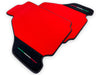 Ferrari F430 (2004-2009) - AutoWin Brand Alcantara Style Red Floor Mats
