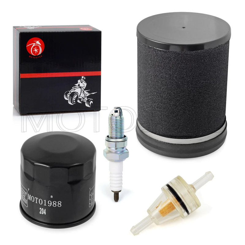 3x Air Filter Oil Filter Spark Plug Kawasaki KVF360 4x4 (2003–2013)