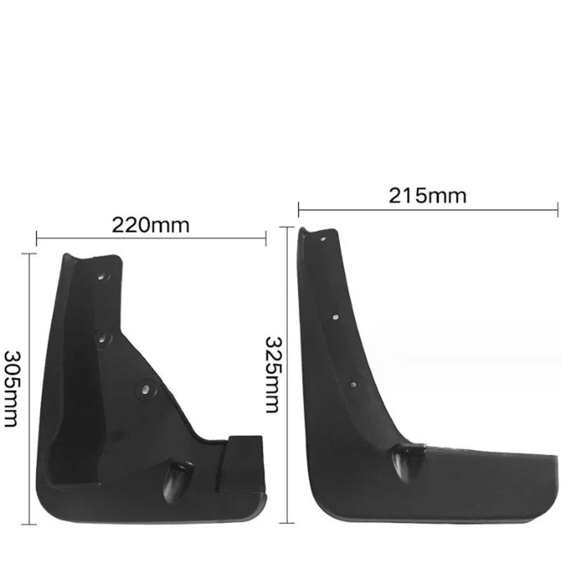 Mitsubishi Outlander Sport / ASX 4 x Mud Flaps Splash Guards (2010–2016)