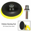 M14 Drill 4 x Buffing Plate Backing Pad Holder Disc