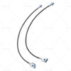 Nissan Patrol GU Y61 GQ Y60 Extended Braided Brake Lines (1997-2023)