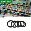 Oil Seal 45x55x10mm Rotary Shaft Seal NBR Rubber Black