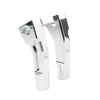 Harley 1" Handlebar 6" Chrome Pullback Handlebar Risers Clamp