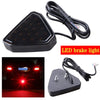 Cars Universal F1 Style Triangle 12 LED Rear Stop Tail 3rd Brake Light