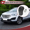 Hyundai Tucson 2015-2018 Black Grey Faux Leather Gear Shift Knob Cover
