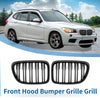 BMW X1 1 Pair Front Upper Bumper Grille (2009-2015)
