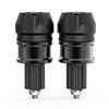 Motorcycle ATV Black CNC Aluminum Handlebar Grips Bar End Cap Plugs