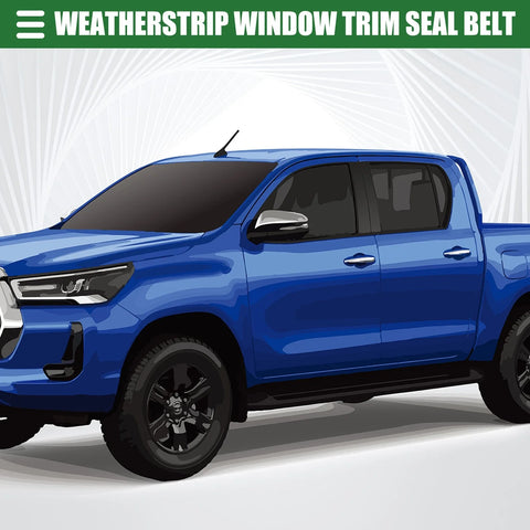Toyota Hilux Pair Door Window Belt Weatherstrip (2005–2014)