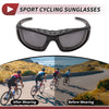Motorcycle 1Pc Goggles Deep Gray Lens Black Frame Tri-acetel Cellulose