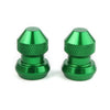 Car Auto Wheel Accessories Green Tire Valve Stems Dust Covers
