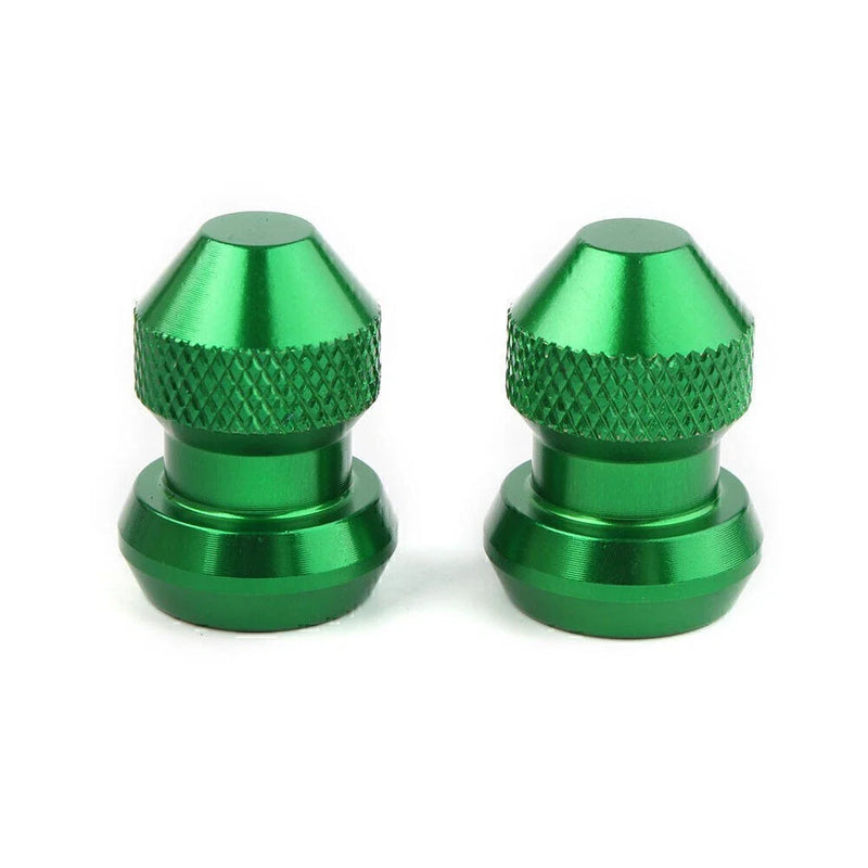 Car Auto Wheel Accessories Green Tire Valve Stems Dust Covers