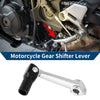 Bosuer M5 Silver Tone Black Folding Gear Shifter Lever