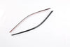 Toyota Sienna Carbon Fiber Big Front Lamp Eyebrow Cover Trim (2021-2023)