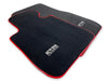 BMW X5 M Series F85 Premium Black Red Round Floor Mats (2014-2020)