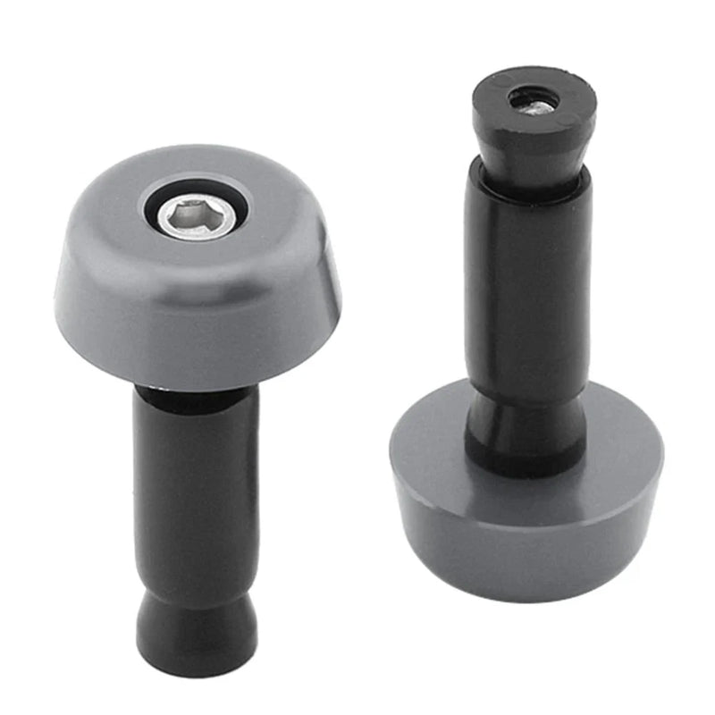 Universal Motorcycle 0.5in Handlebar Hand Grips & End Caps