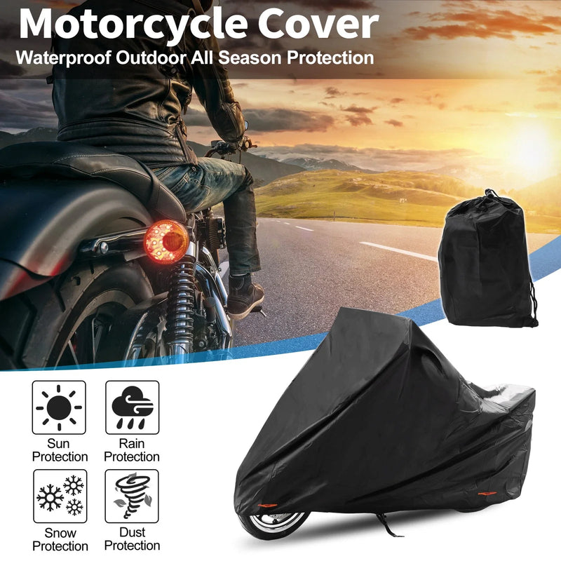 Suzuki V-Strom 250 210D-PU Black Motorcycle Cover (2022-2024)