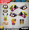 KTM SX NEON Custom Graphics Kit Stickers (1993-1997)