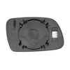 Peugeot 307 Left Side Heated White Mirror Glass (2001-2009)
