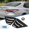 Toyota Camry Carbon Fiber Rear Side Window Louvers