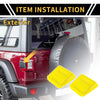 Jeep Wrangler JL JLU (2018-2024) Yellow Tail Light Side Cover Trim