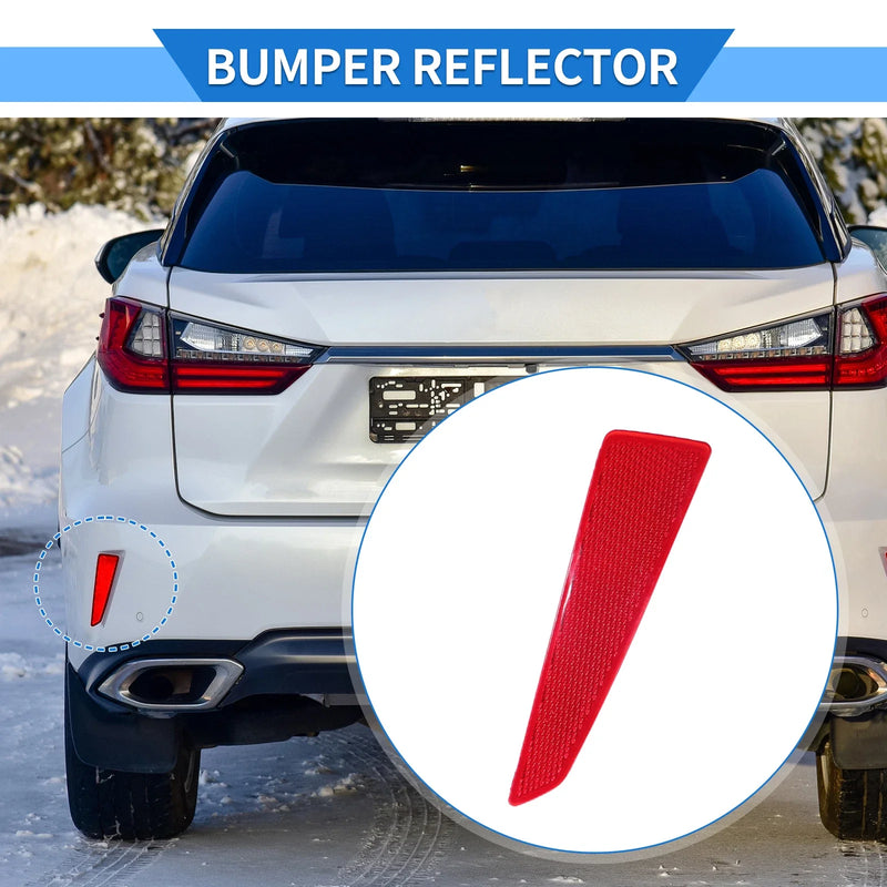 Lexus RX350 2016-2019 Red Rear Left Bumper Reflector