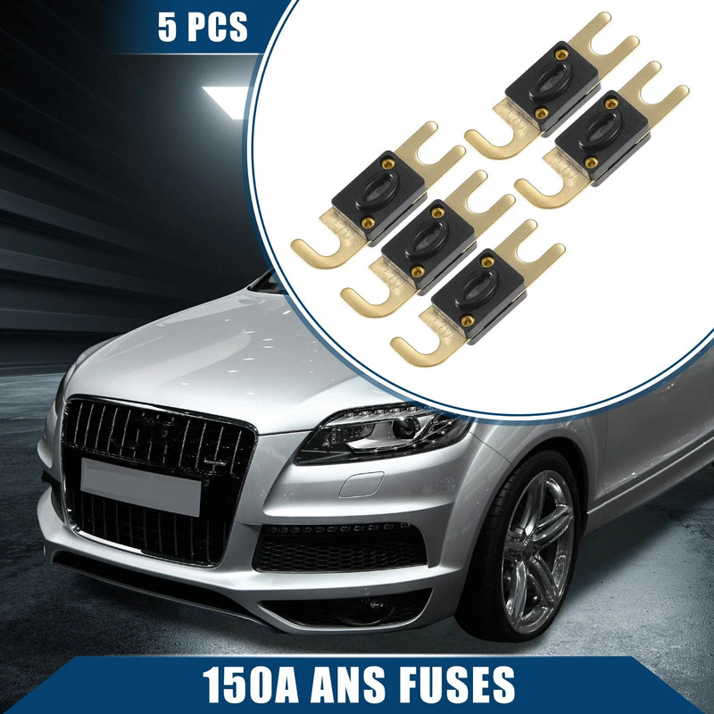 Car / Motorcycle Brass 5 x ANS Fuses 150A AFS Bolt-on Fuse
