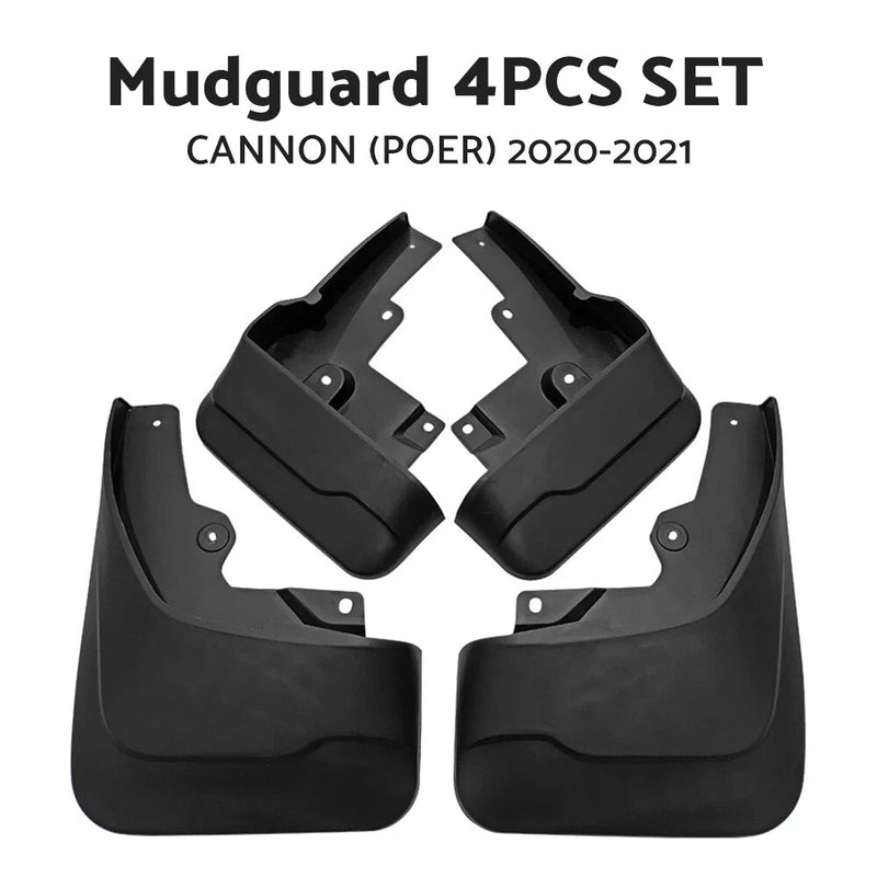 Great Wall Cannon GWM Poer UTE NPW 2.0L GW4D20 Mud Flaps (2020-2022)